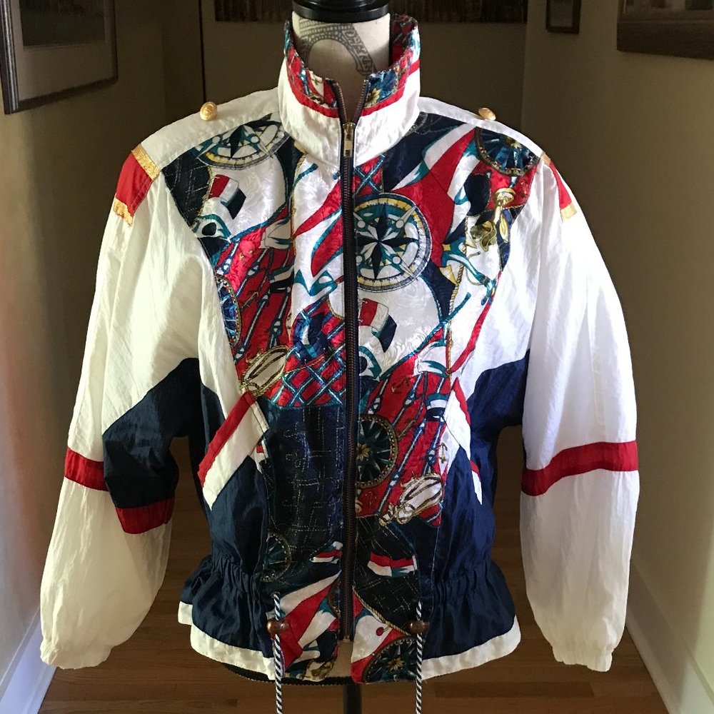 River Edge Sport Vintage Nautical Jacket Size Small